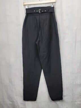Rachel Comey Black High-Waist Tailored Pants Size 2